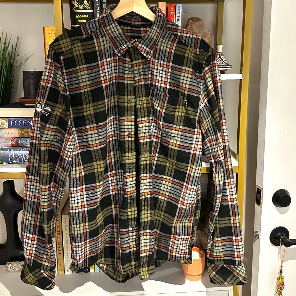 Casual Button Down Flannel Shirt